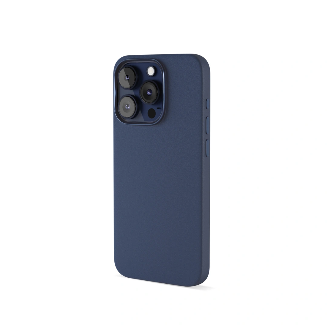 Mag+LeatherCase iPhone 16 Pro Blue EPICO