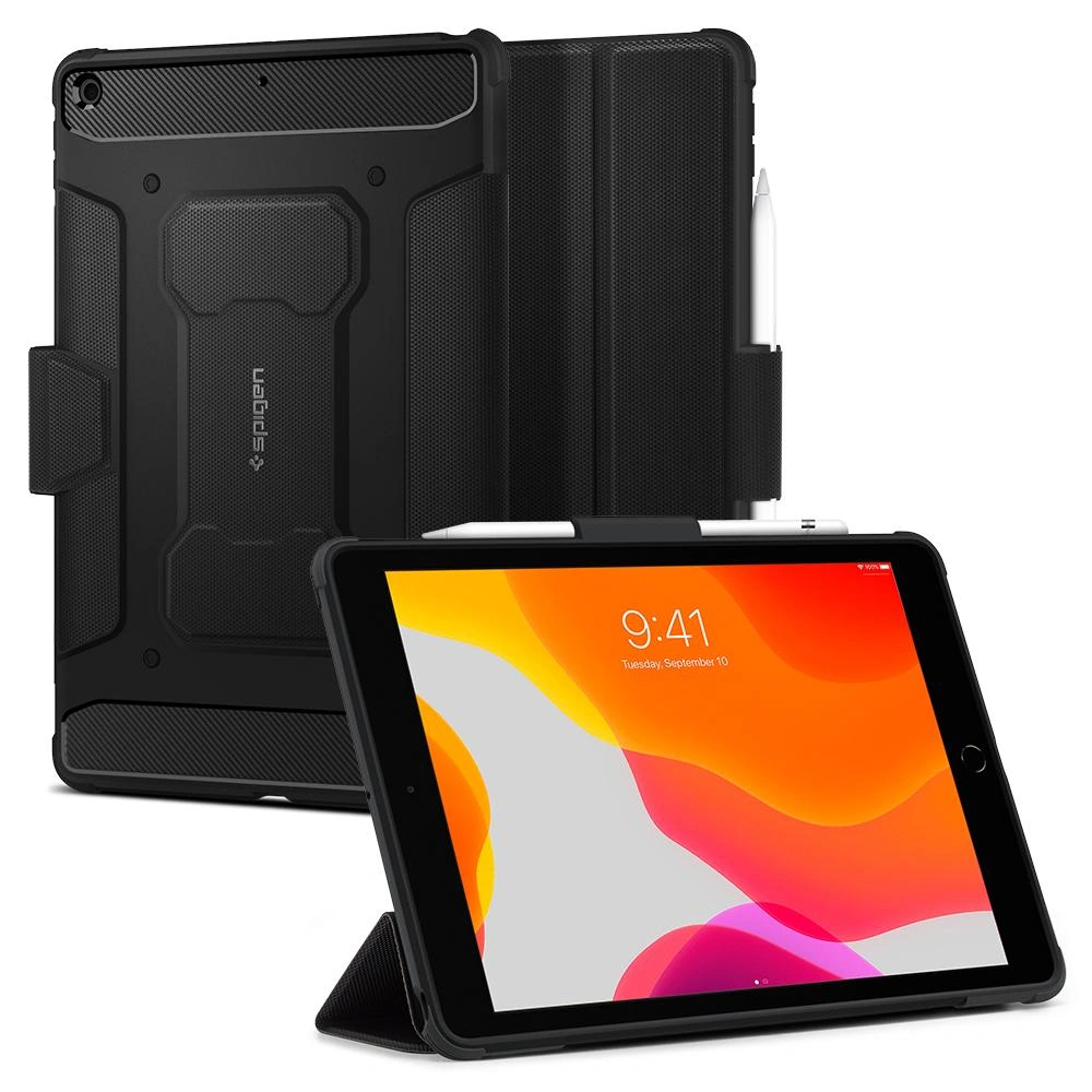 Spigen SPIGEN RUGGED ARMOR "PRO" IPAD 10.2 2019 / 2020 / 2021 ČERNÝ