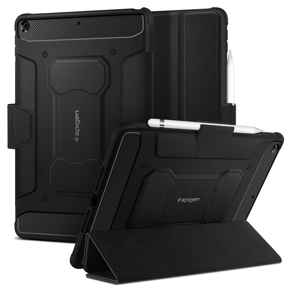 Spigen SPIGEN RUGGED ARMOR "PRO" IPAD 10.2 2019 / 2020 / 2021 ČERNÝ