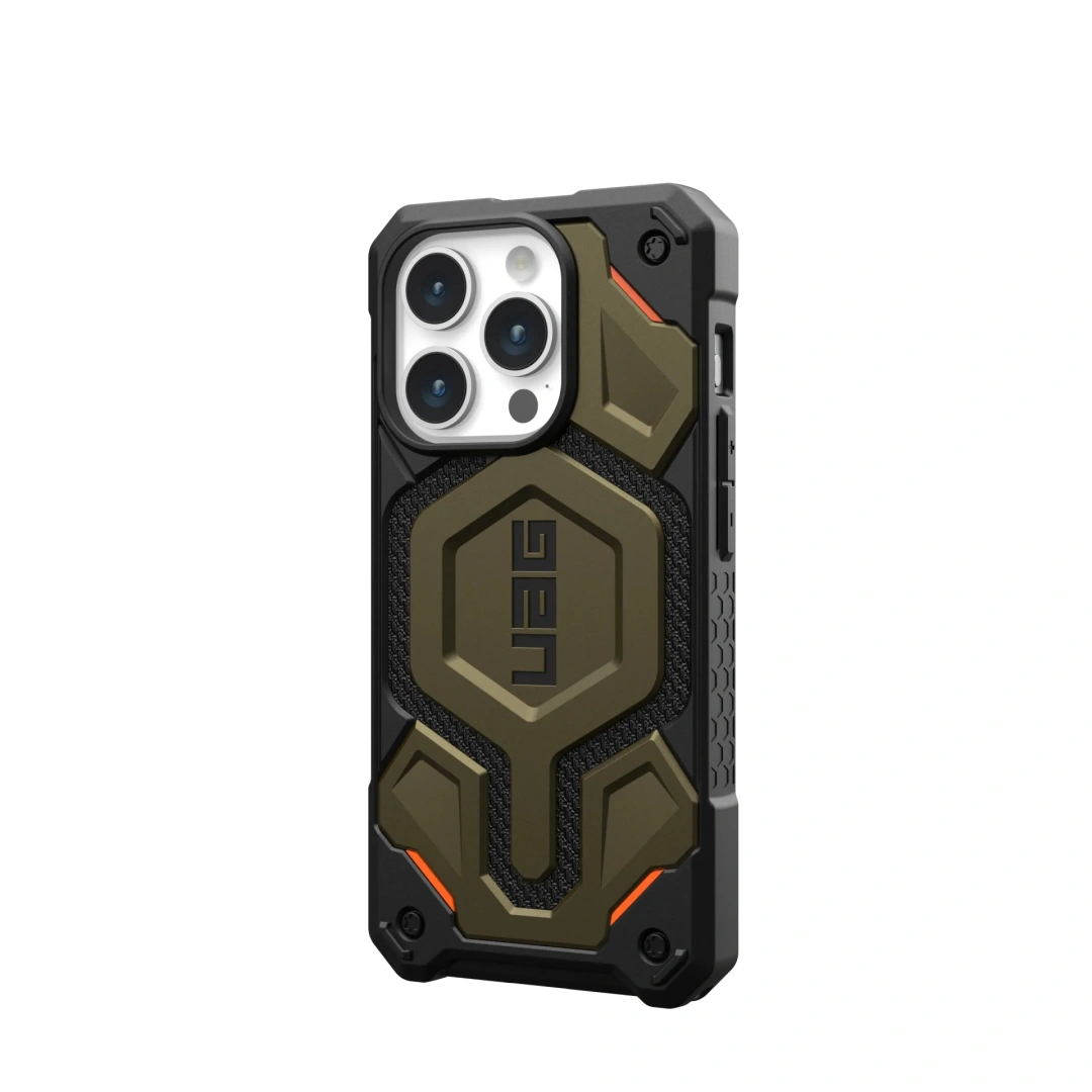 UAG UAG Monarch Pro MagSafe, kevlar element green - iPhone 15 Pro