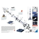 Ravensburger 3D puzzle Vesmírná raketa Saturn V 504 dílků