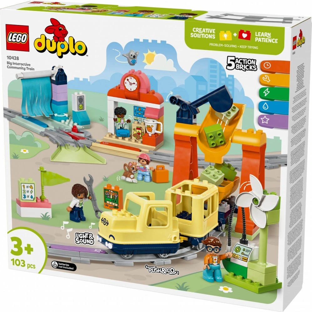 LEGO DUPLO 10428 Velký interaktivní komunitní vláček