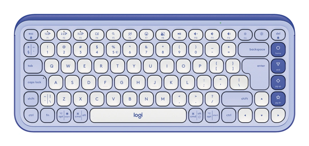 Logitech POP ICON, US layout, fialová