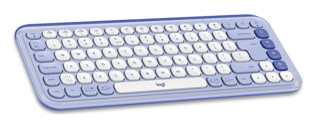 Logitech POP ICON, US layout, fialová