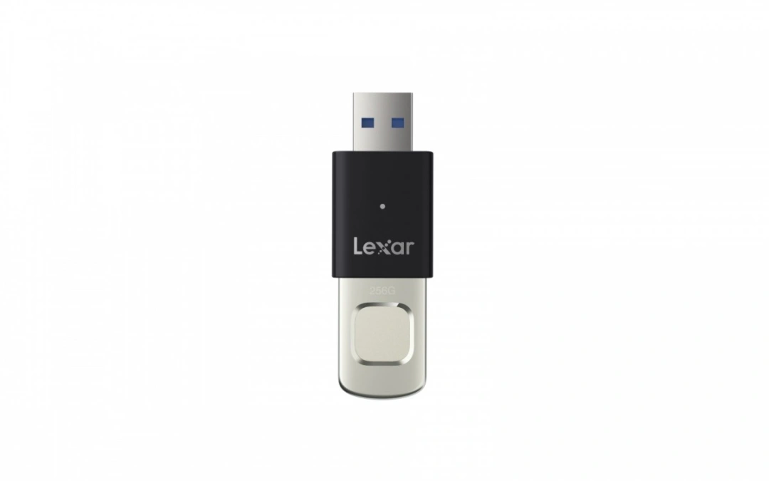 Lexar flash disk 256GB - Fingerprint F35Pro USB 3.2 (čtení/zápis: 400/350MB/s)