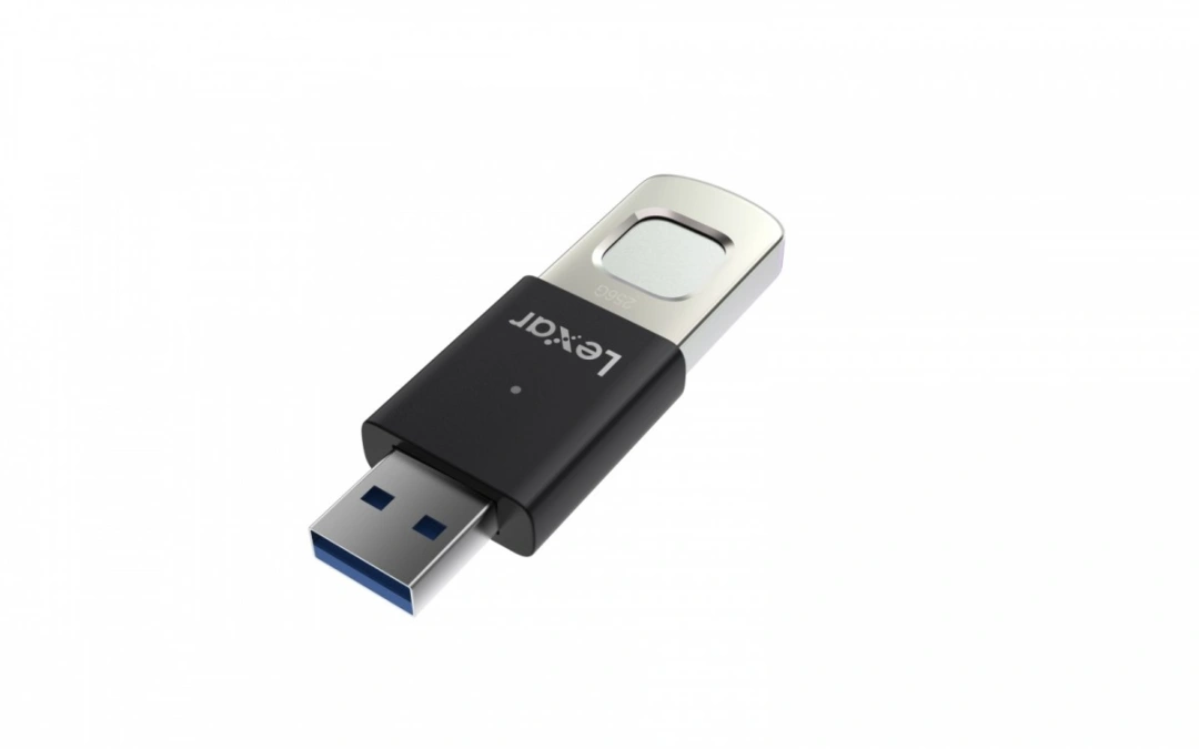 Lexar flash disk 256GB - Fingerprint F35Pro USB 3.2 (čtení/zápis: 400/350MB/s)