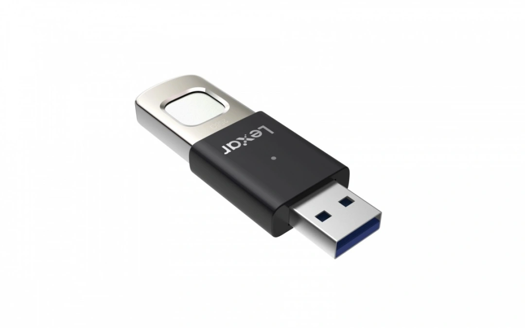 Lexar flash disk 256GB - Fingerprint F35Pro USB 3.2 (čtení/zápis: 400/350MB/s)