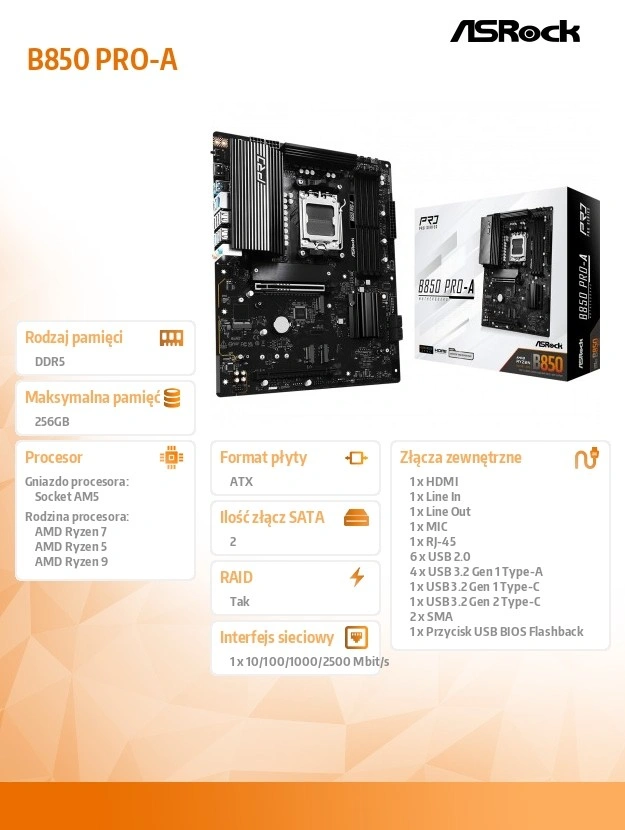 Asrock B850 Pro-A