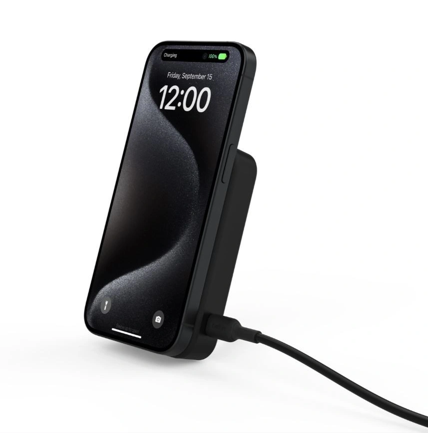 Belkin BOOST CHARGE Qi2 Magnetická Bezdrátová PowerBanka se stojánkem, 10000mAh, 15W, černá