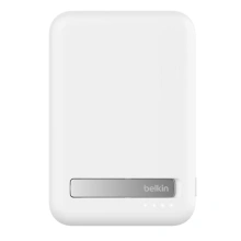 Belkin BOOST CHARGE Qi2 Magnetická Bezdrátová PowerBanka se stojánkem, 10000mAh, 15W, bílá