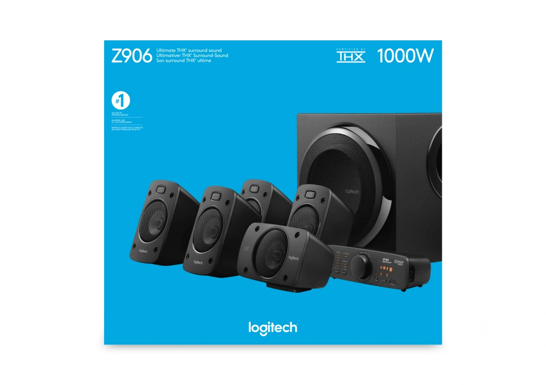 Logitech Z906 5.1 500 W Černá