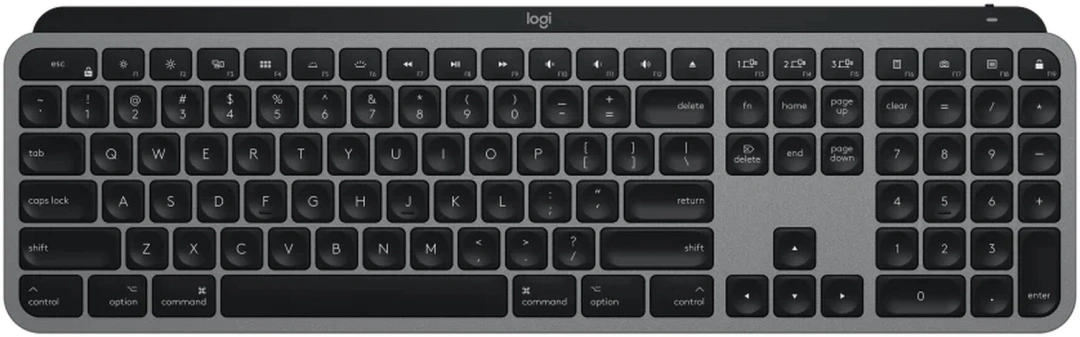 Logitech MX Keys, US, black