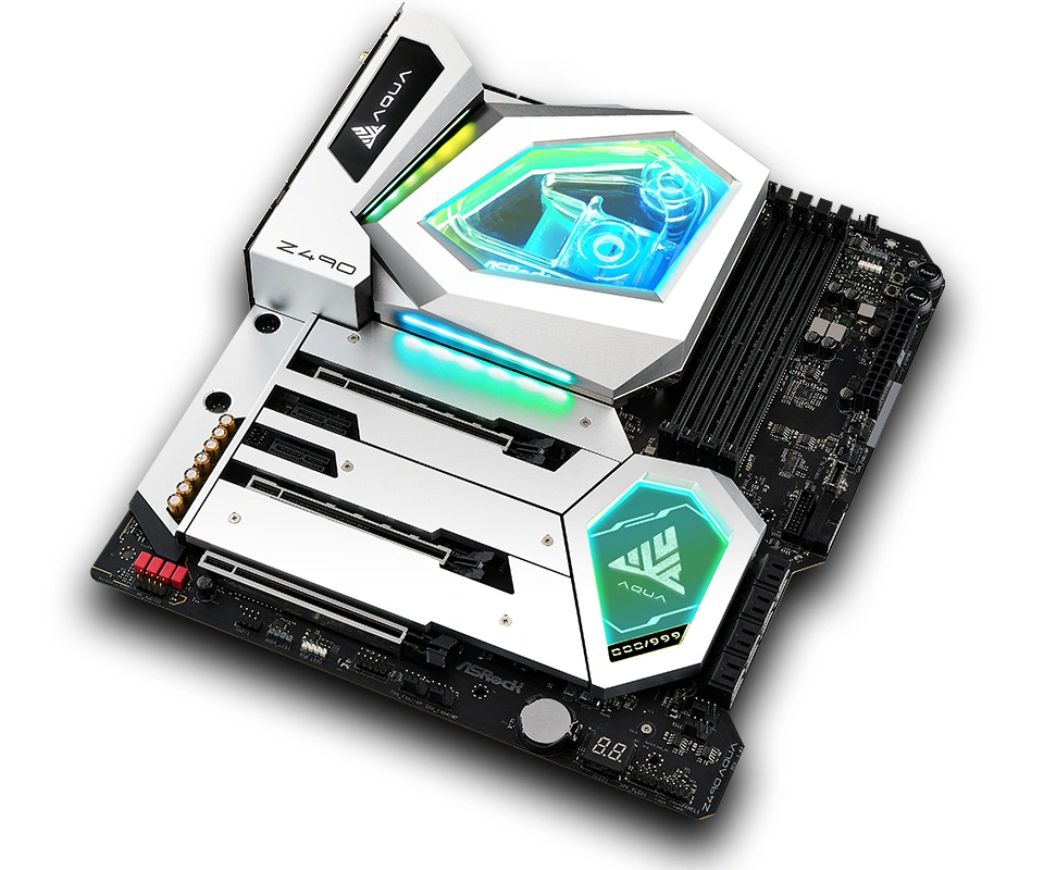 Asrock Z490 Aqua motherboard Extended ATX