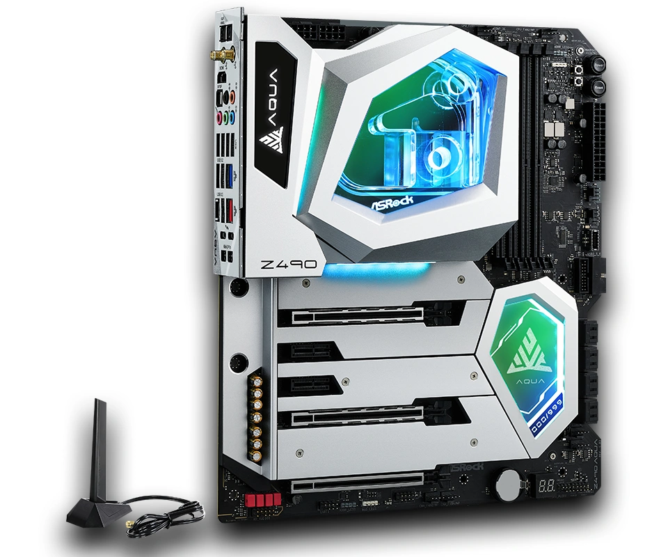 Asrock Z490 Aqua motherboard Extended ATX