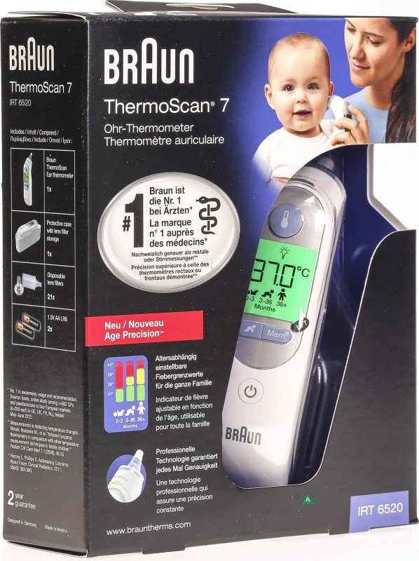 Braun ThermoScan 7 Remote sensing Ear