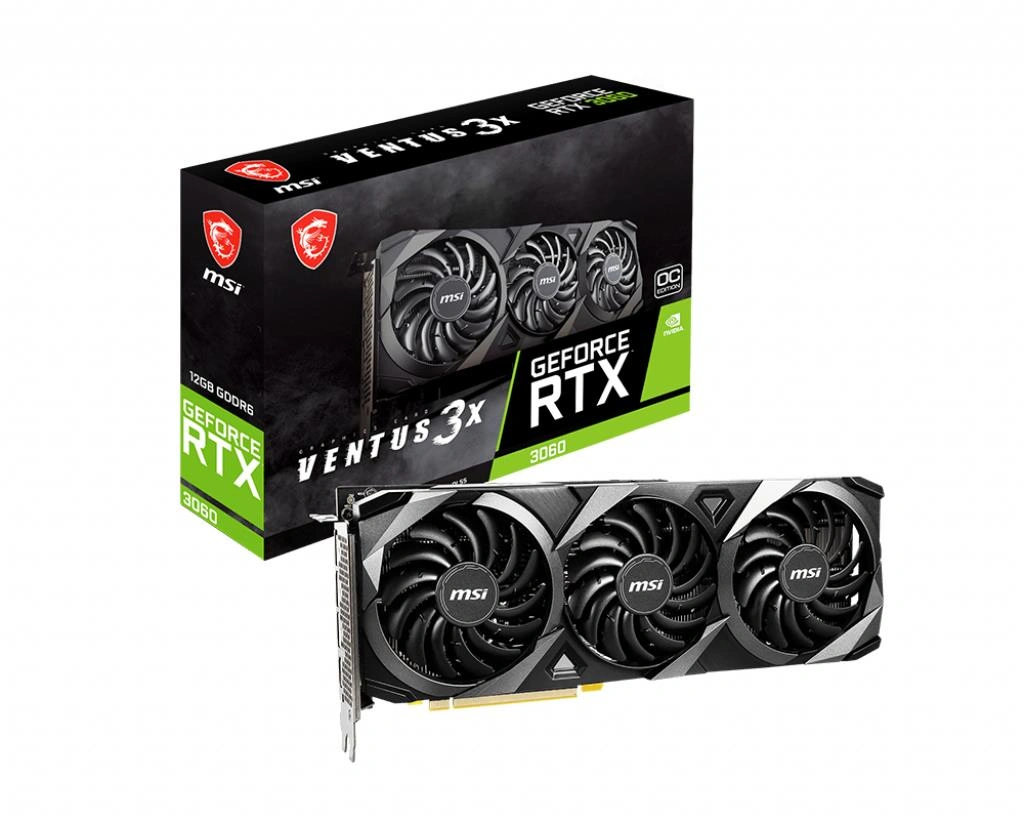 MSI GeForce RTX 3060 VENTUS 3X 12G OC