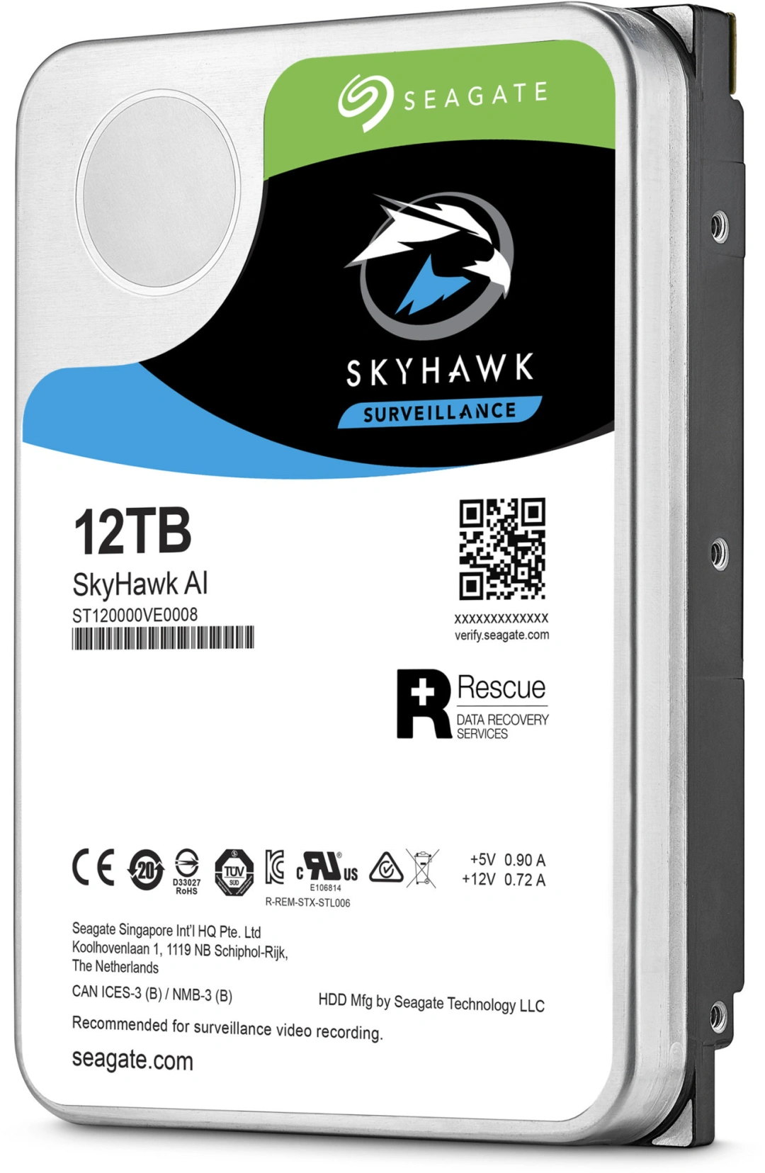 Seagate SkyHawk AI 12TB (ST12000VE001)