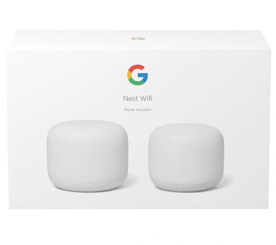 Google Nest Wifi, Router and Point 2-pack