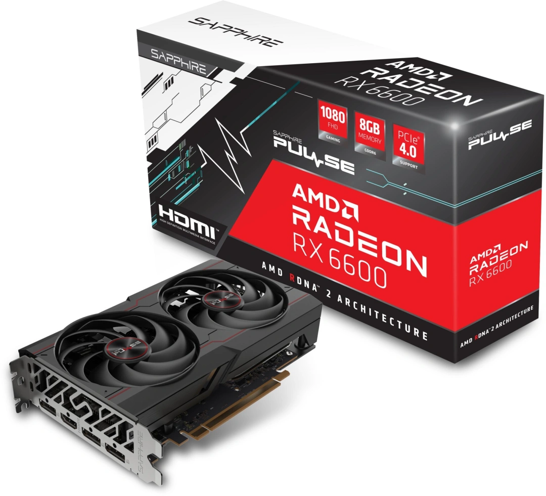 SAPPHIRE PULSE Radeon RX 6600 GAMING 8GB