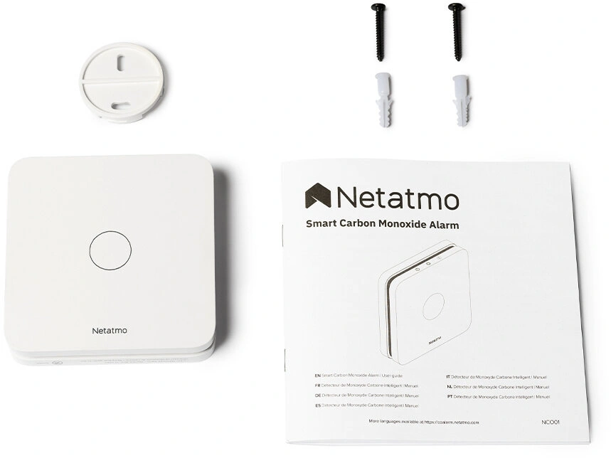 Netatmo Smart Carbon Monoxide Alarm (NCO-EC)