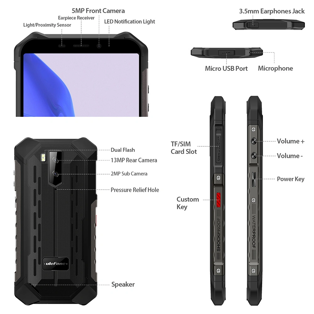 Ulefone Armor X9 Pro 4GB/64GB, černý