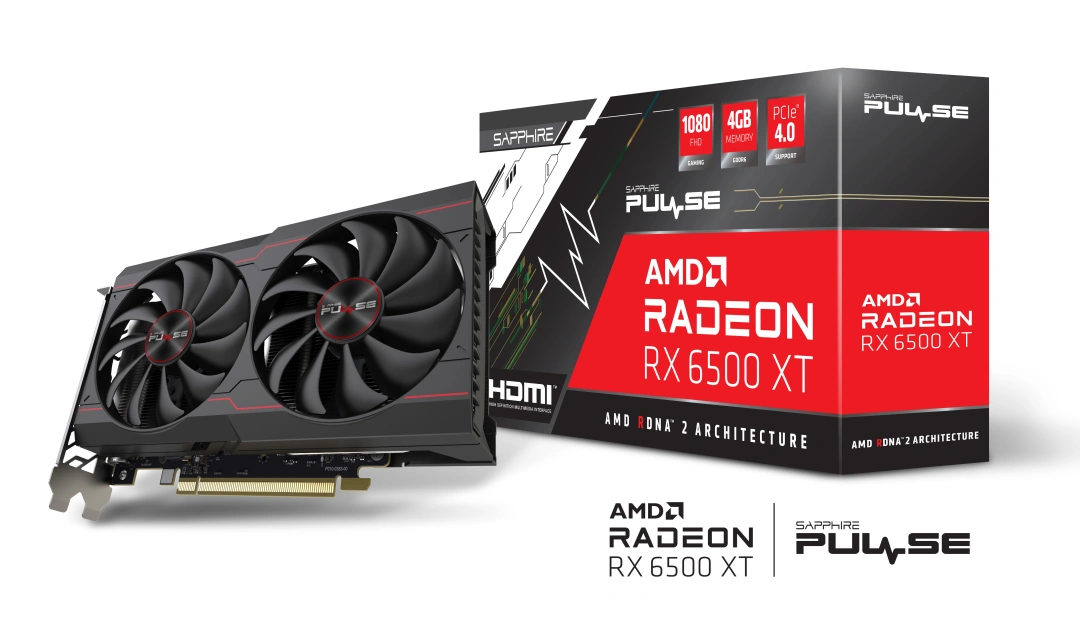 Sapphire Radeon RX 6500 XT 4GB GDDR6 (11314-01-20G)