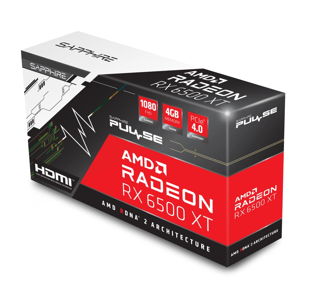 Sapphire Radeon RX 6500 XT 4GB GDDR6 (11314-01-20G)