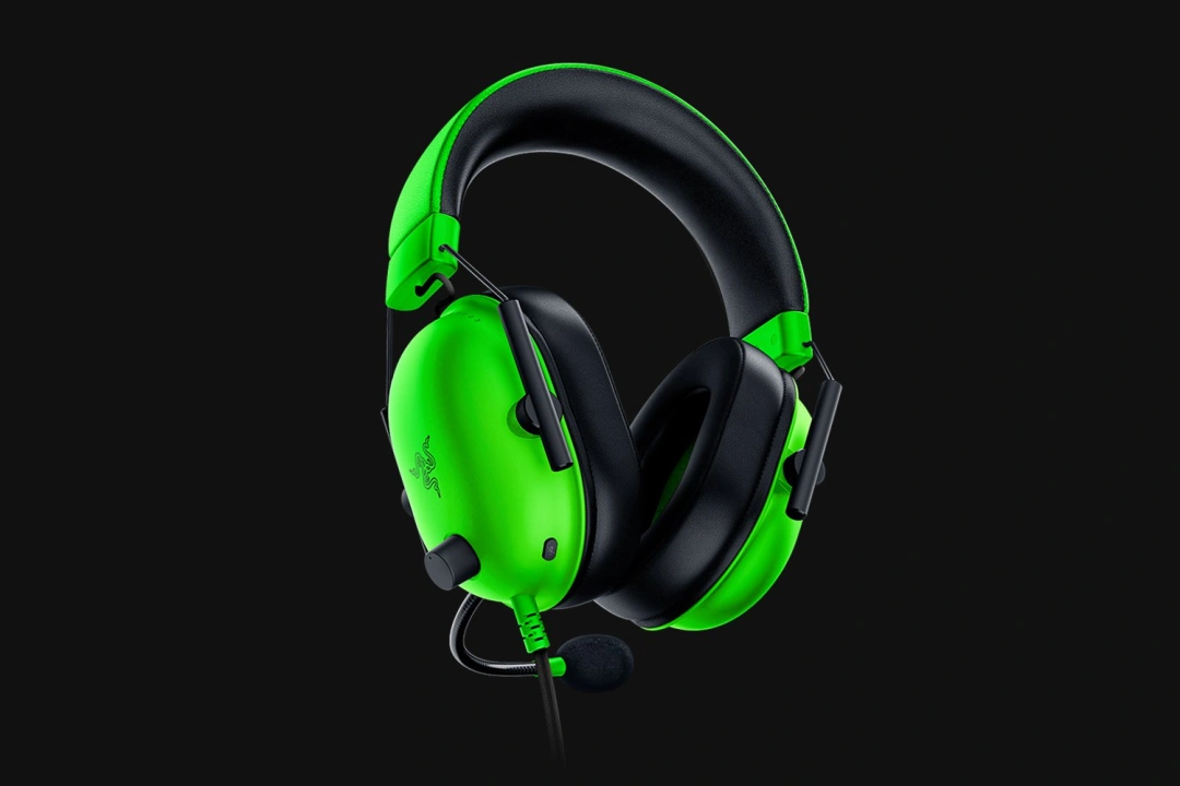 Razer BlackShark V2 X, black/green