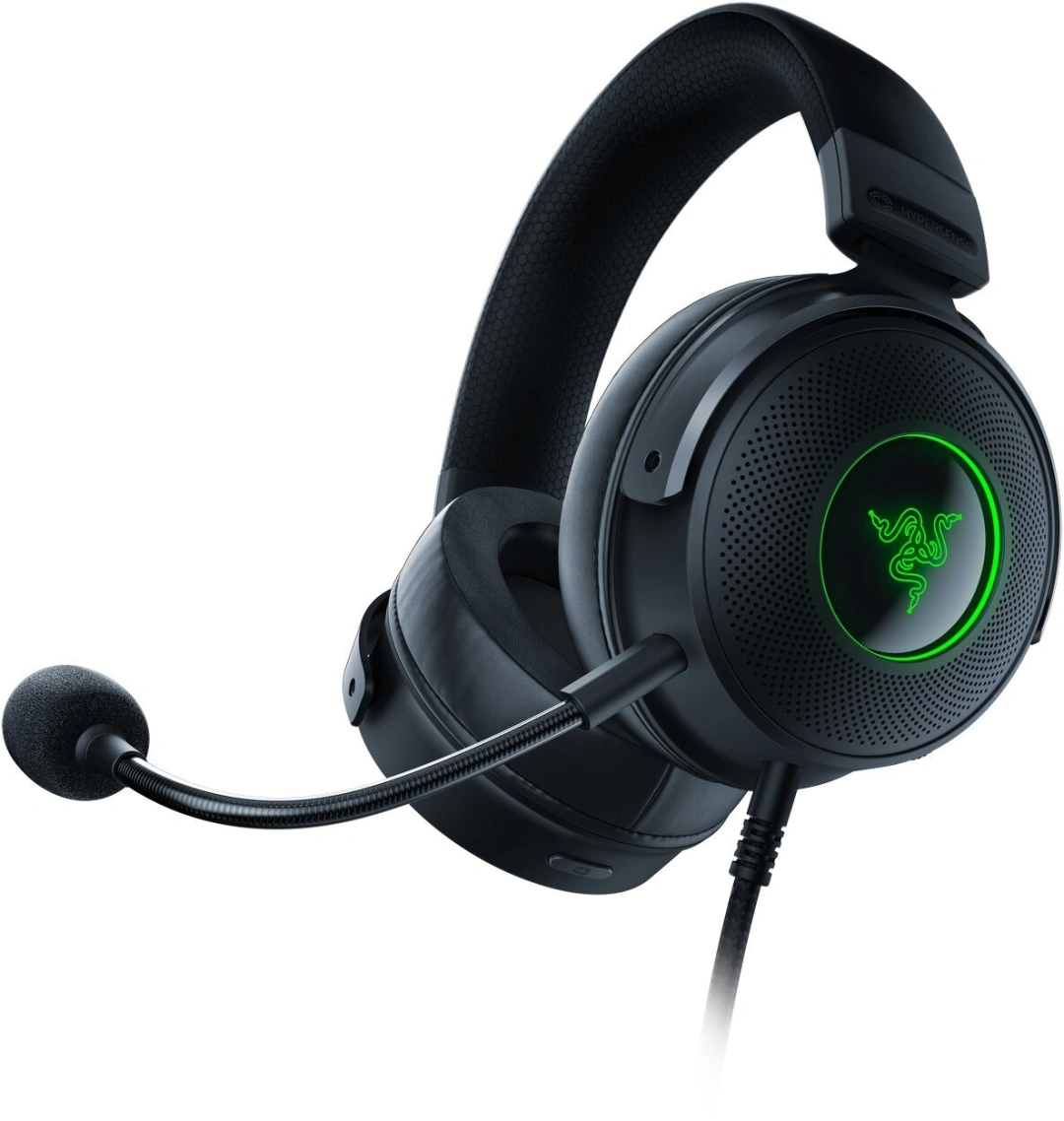 Razer Kraken V3 Hypersense, černá