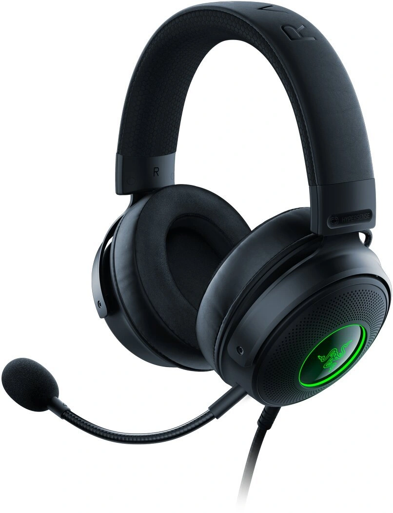 Razer Kraken V3 Hypersense, černá