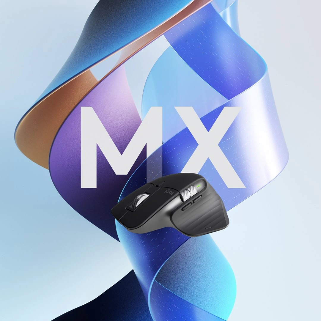 Logitech MX Master 3S, grafitová