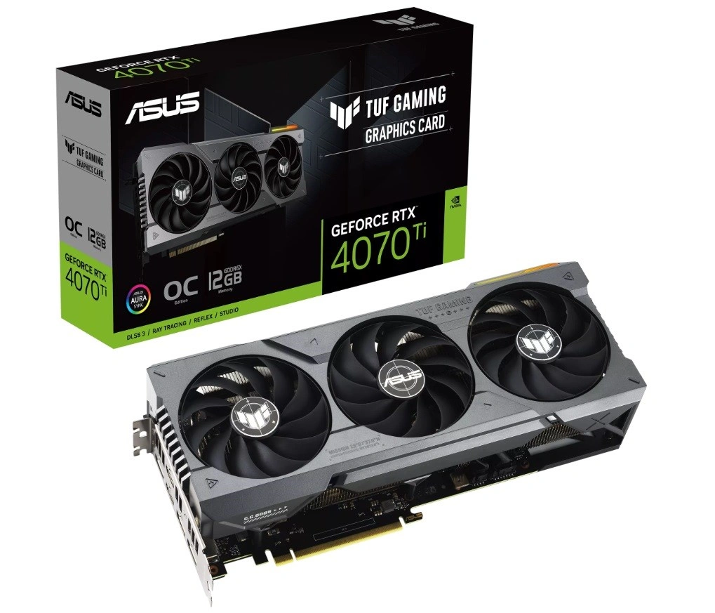 ASUS TUF Gaming GeForce RTX 4070 Ti OC Edition, 12GB GDDR6X