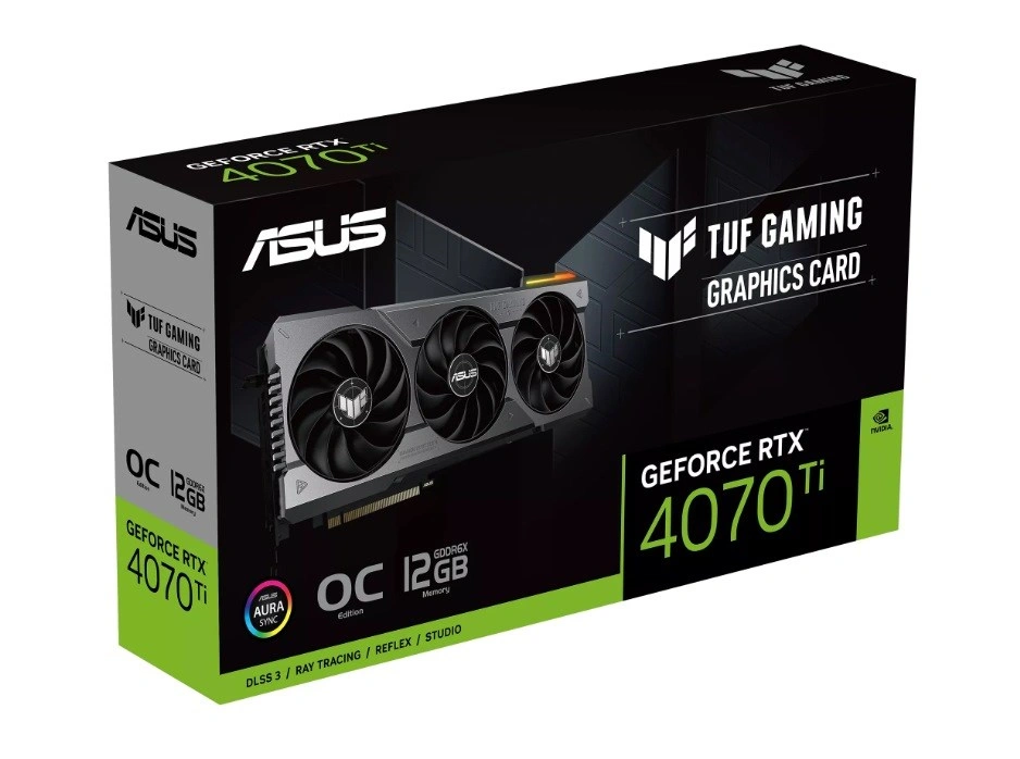 ASUS TUF Gaming GeForce RTX 4070 Ti OC Edition, 12GB GDDR6X