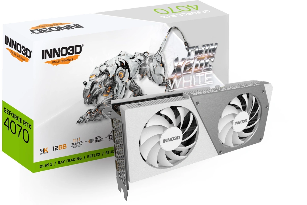 Inno3D GeForce RTX 4070 TWIN X2 OC WHITE DLSS 3