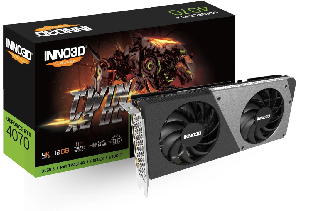 Inno3D GeForce RTX 4070 TWIN X2 OC DLSS 3