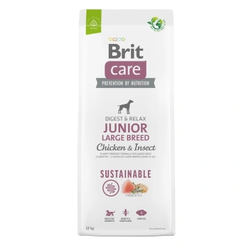 Brit Care Dog Sustainable Junior Large Breed Chicken & Insect 12 kg