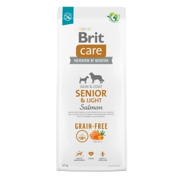 Brit Care Dog Grain-Free Senior&Light Salmon 12kg