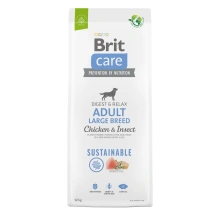 BRIT Care Dog Sustainable Adult Large Breed Chicken & Insect 12 kg