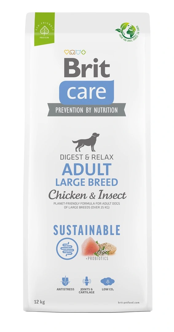 BRIT Care Dog Sustainable Adult Large Breed Chicken & Insect 12 kg