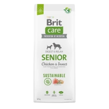 Brit Care Dog Sustainable Senior Chicken & Insect 12 kg