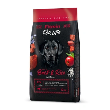 Fitmin Dog for life Beef & Rice 12 kg