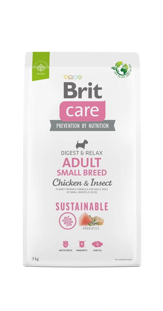 BRIT Care Dog Sustainable Adult Small Breed Chicken & Insect 7 kg