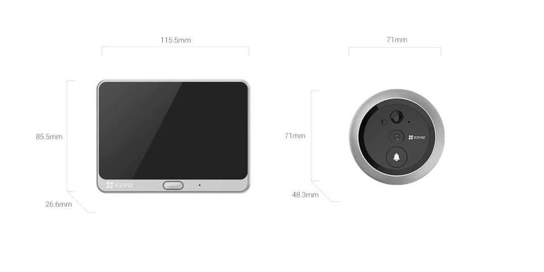 EZVIZ DP2 CS-DP2-A0-6E2WPFBS