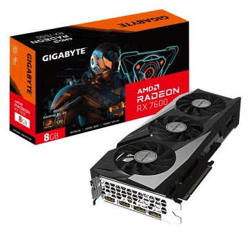 Gigabyte Radeon RX 7600 Gaming OC 8G, 8GB GDDR6