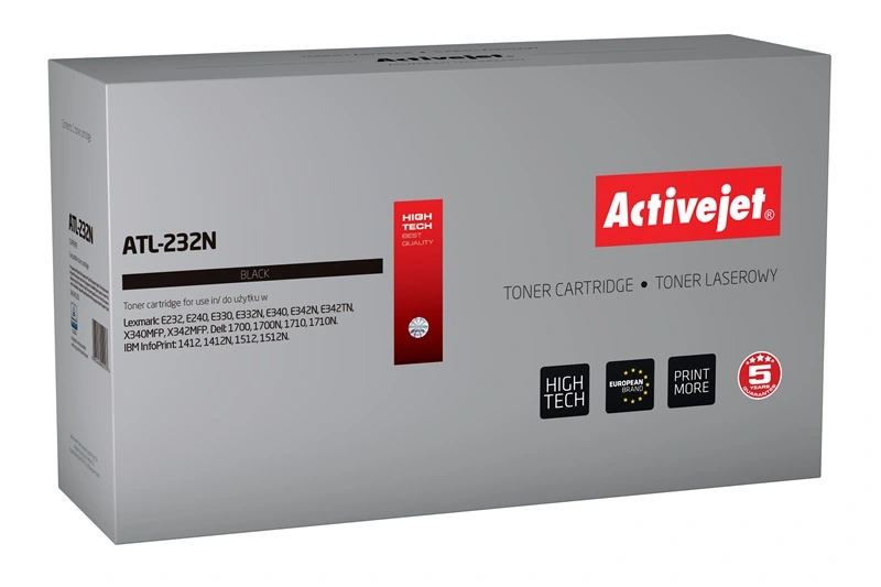 Activejet ATL-232N (náhradní kazeta Lexmark 24016SE; Supreme; 3000 stran; černá)