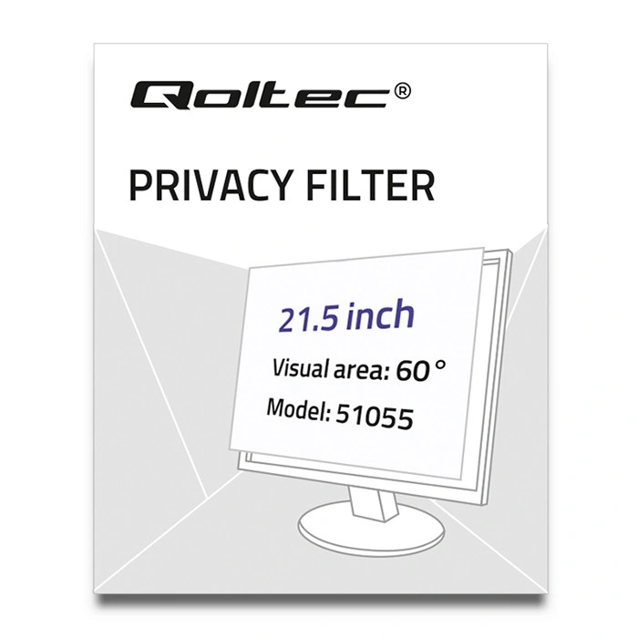 Qoltec Privacy Screen 21,5" | 16:9