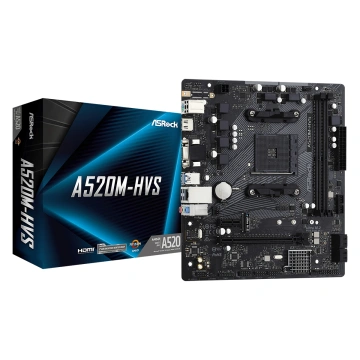 ASRock A520M-HVS - AMD A520