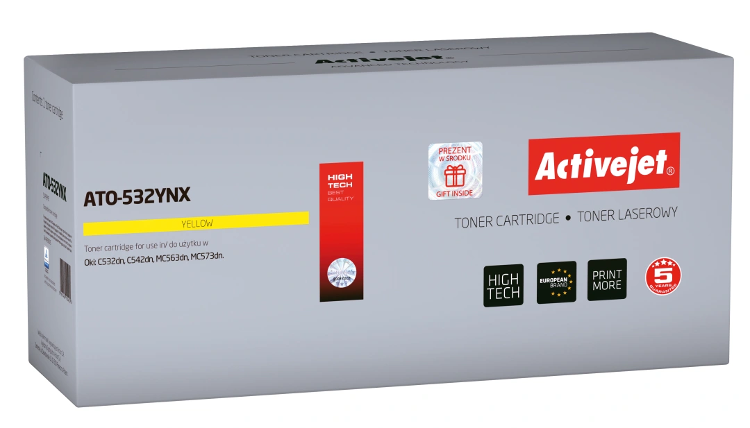 Activejet Activejet ATO-532YNX (náhrada za OKI 46490605; Supreme; 6000 stran; žlutá)