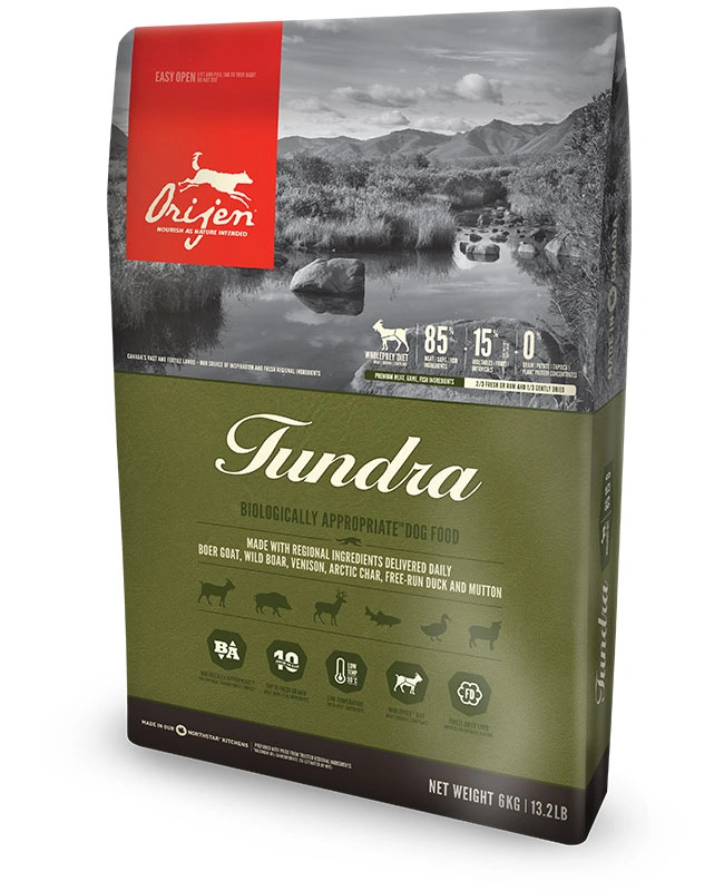 Orijen Tundra 2 kg Univerzální Kachna, Zvěřina