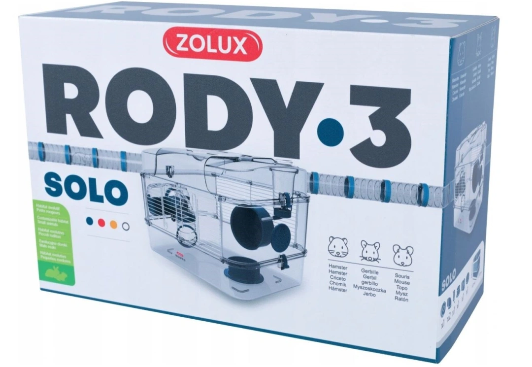 ZOLUX Rody3 Solo - klec pro malé hlodavce - modrá